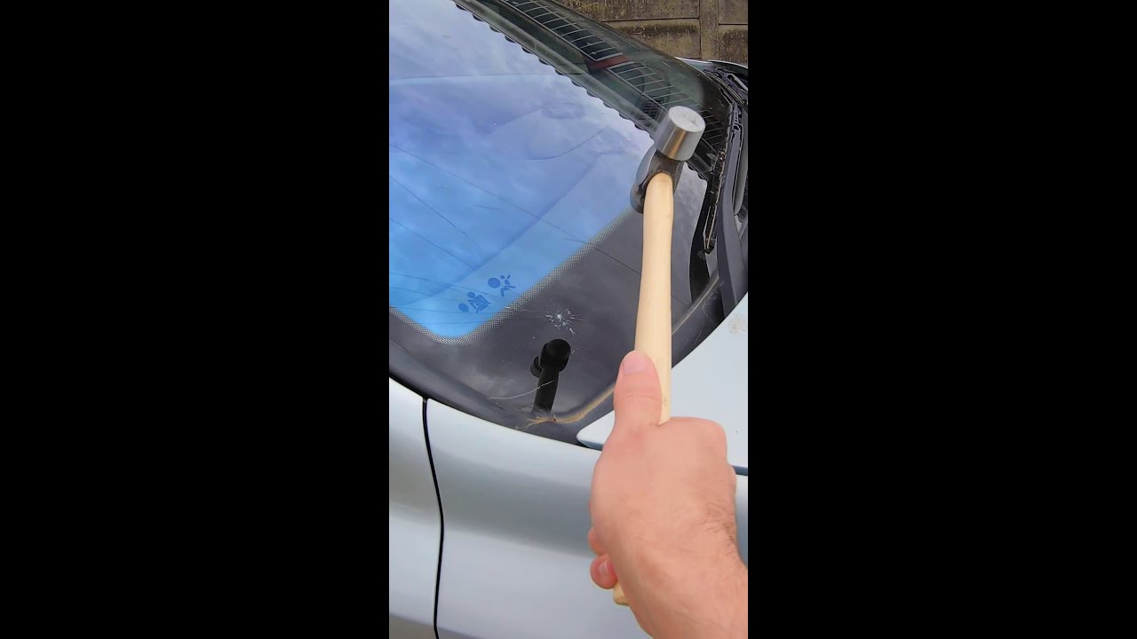 How not to fix a car window