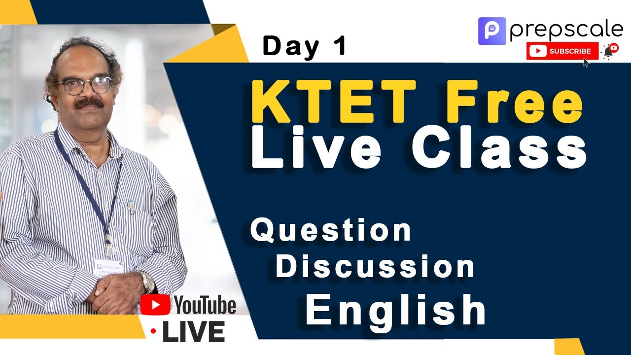 KTET Free Live Class - English - Day 1