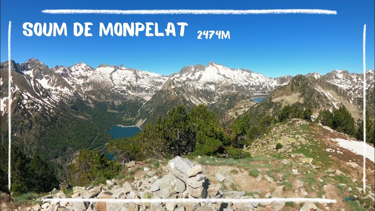 Soum de Monpelat 2474m depuis Artigusse via le lac d' Oule