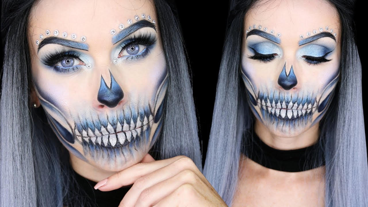 EASY HALLOWEEN | LUXUSNÍ LEBKA | GLAM SKULL