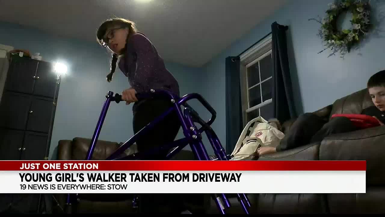 Stow community comes together to replace 9-year-old girl’s stolen walker