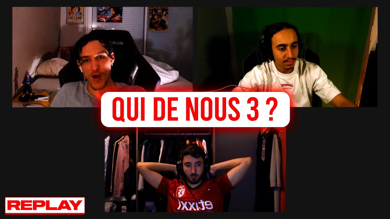 QUI DE NOUS 3 ? WAHIB, SAMY ET HAMZA - WSH TV