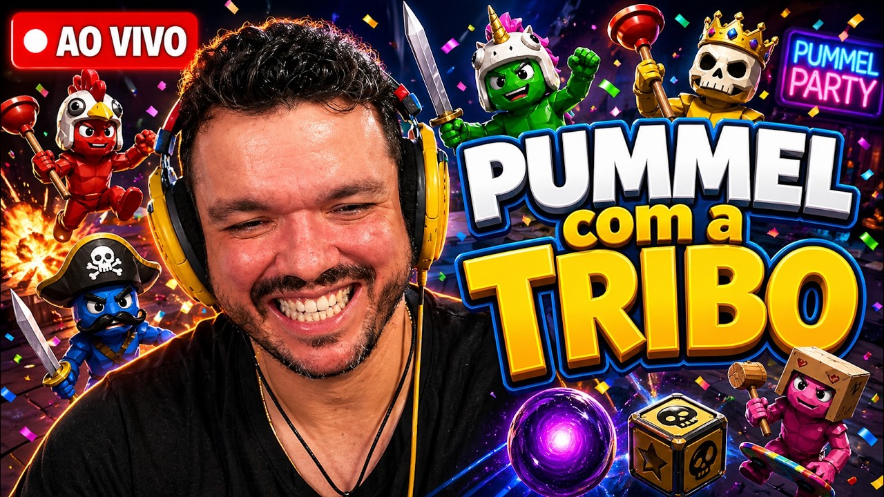 GAMEPLAY DIFERENCIADA COM A TRIBO VEM SER FELIZ! - !socio - Siga @Gaules nas redes sociais!