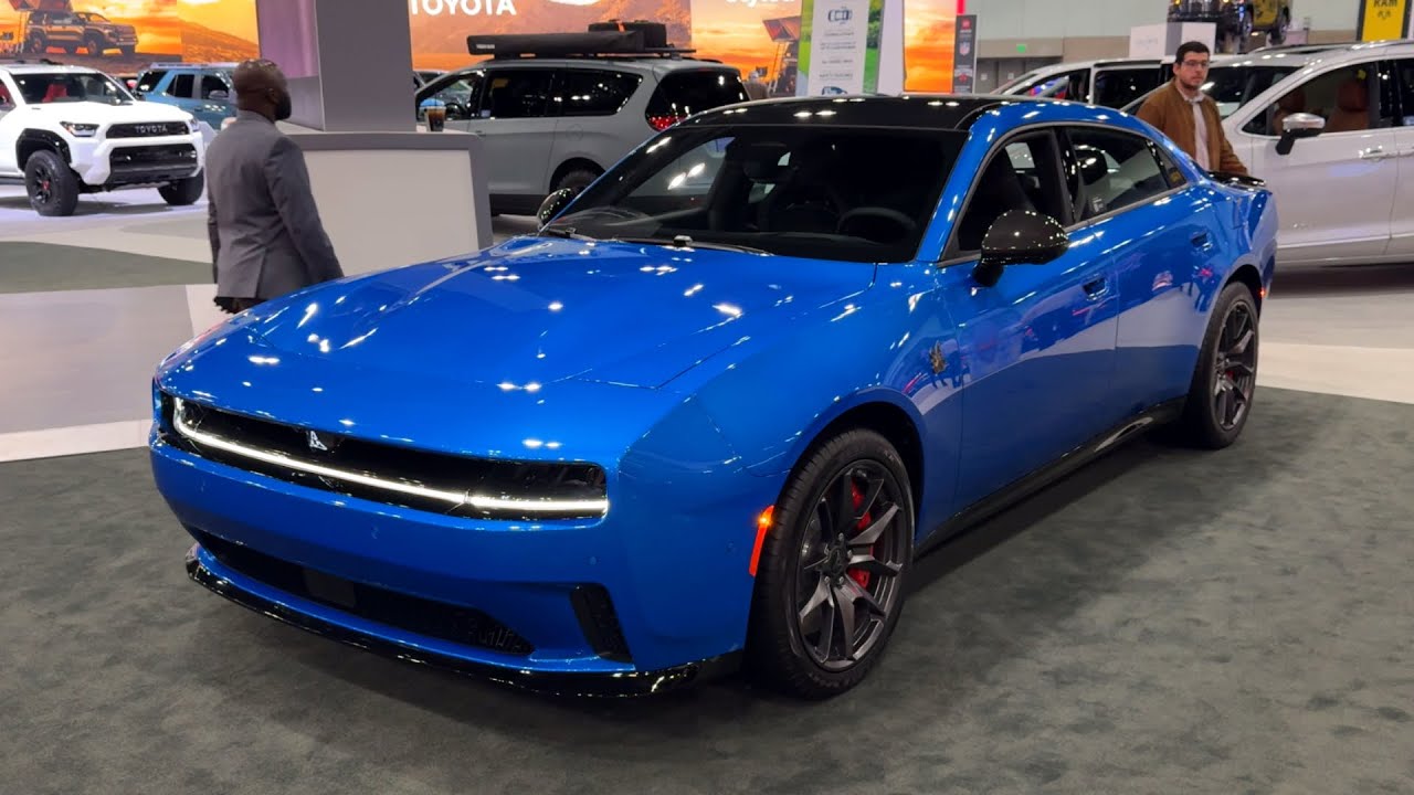 [4K] 2026 Dodge Charger 4 Door Daytona Scat Pack First Look - LA Auto Show 2025