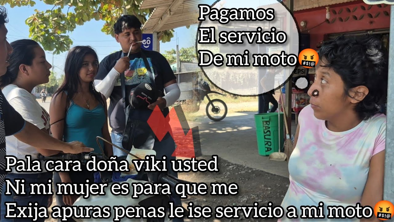 Doña biki 3nput4d4🤬quiere que nenon le agarro servicio a su moto😨váyase ala m*3rd4 apenas lo ise yo🤬