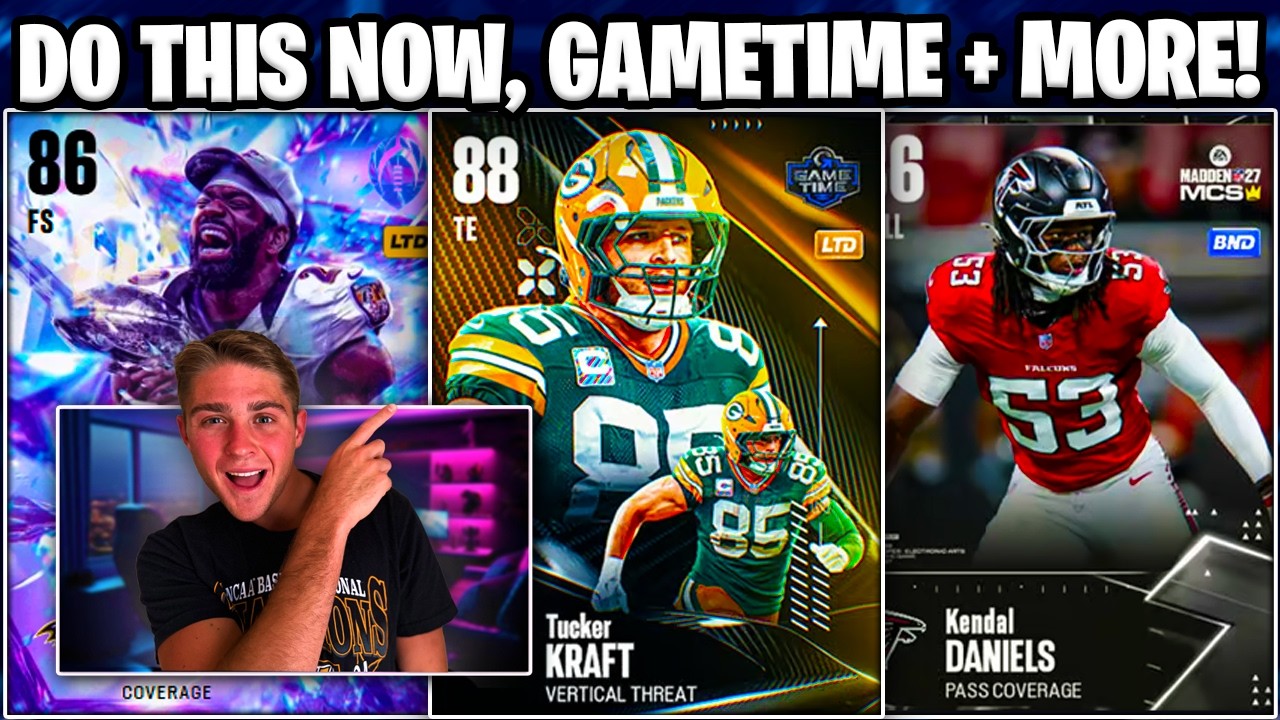 СДЕЛАЙТЕ ЭТО В MADDEN 27 ПРЯМО СЕЙЧАС! GAMETIME ЧАСТЬ 1.5 УЖЕ БЛИЗКО! MCS КЕНДАЛ ДЭНИЕЛС, НОВЫЕ E...