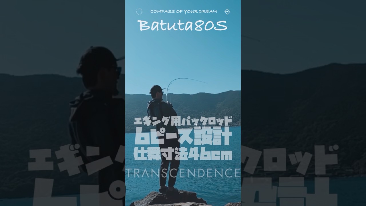 仕舞寸法46cm #batuta80s #エギング　#fishing