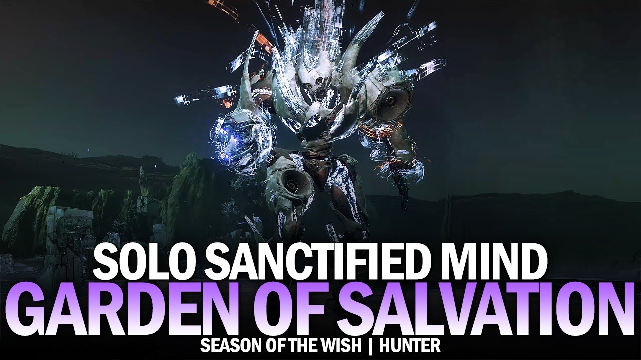 Solo Sanctified Mind (Hunter) - Garden of Salvation Raid [Destiny 2]