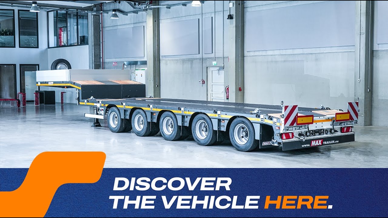 MAX Trailer - MAX100 extendable semi trailer with 5 axles