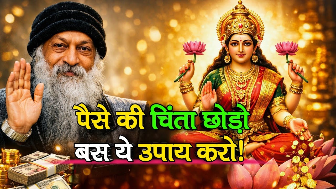 पैसे की चिंता छोड़ो बस ये उपाय कर लो! | Money secret Osho Wisdom on Smartness & Success