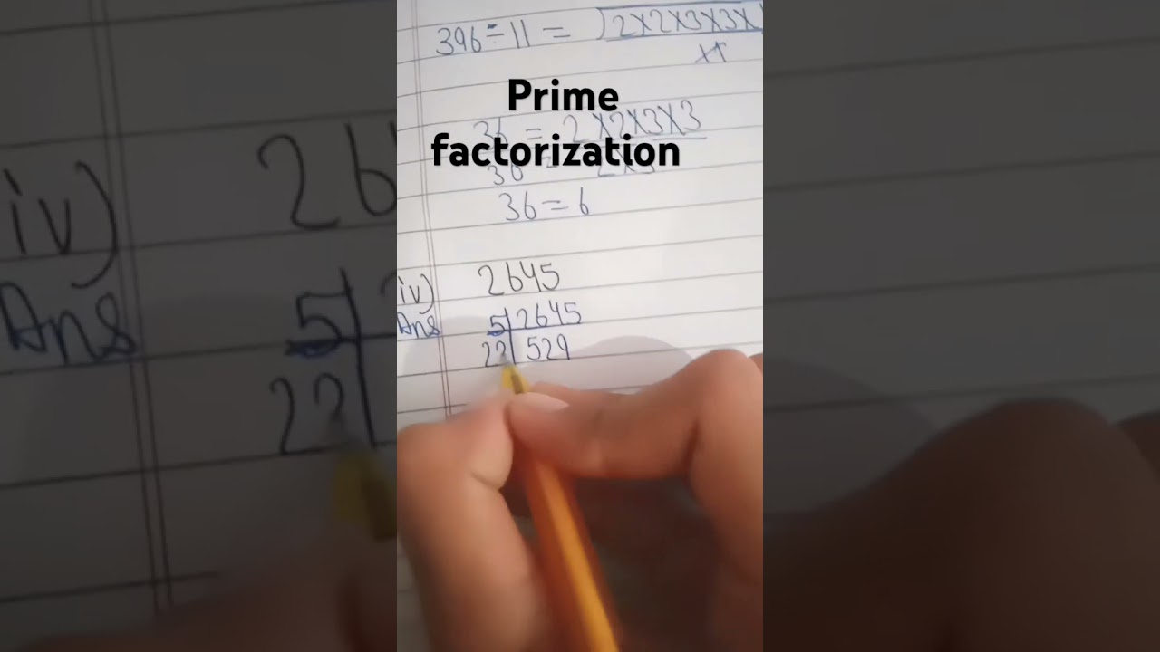 prime factorization method  2645
