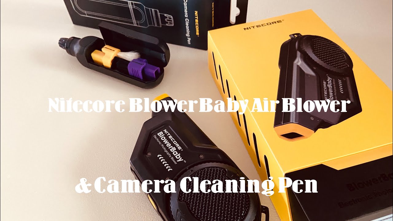 Nitecore Blowerbaby Rechargeable Cleaning Blower for Cameras and Electronics for on the go