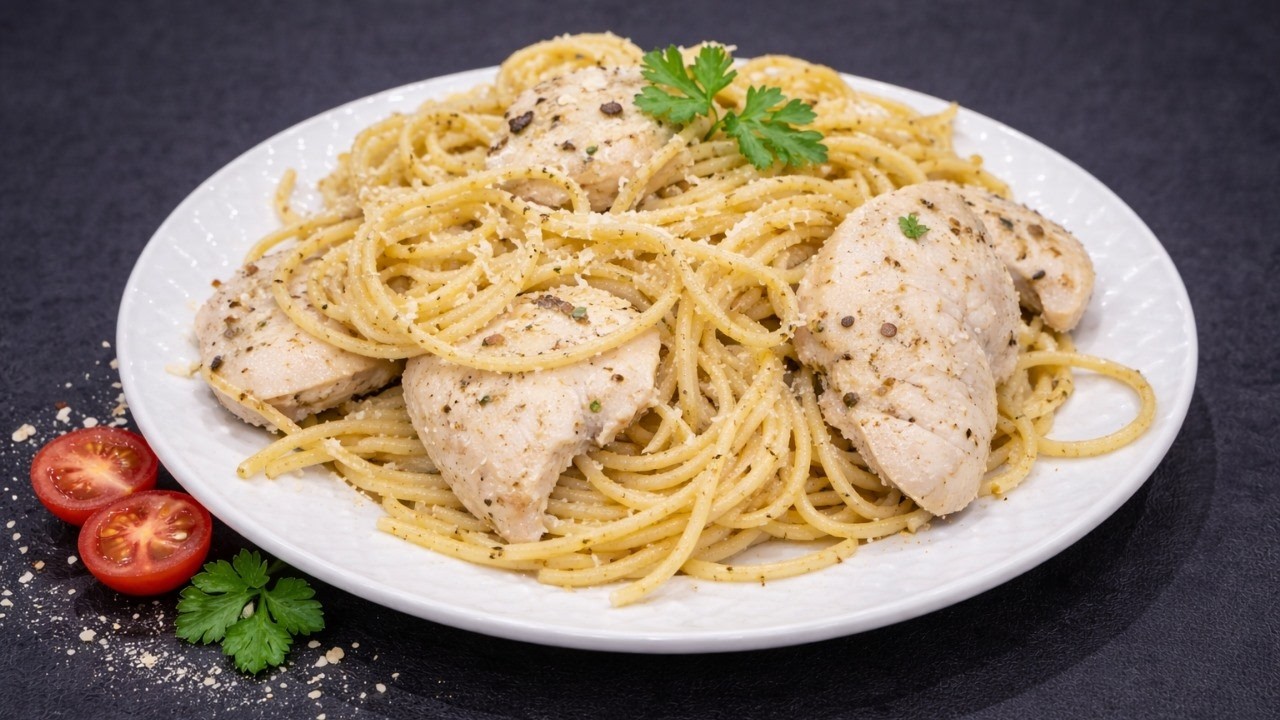 Все хотят этот рецепт! Рецепт сливочной пасты с куриной грудкой