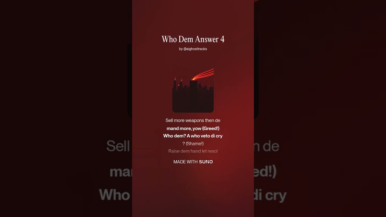 Who Dem Answer 4 (Capleton Inspired) #reggae #dancehall #music #newmusic #aighosttracks