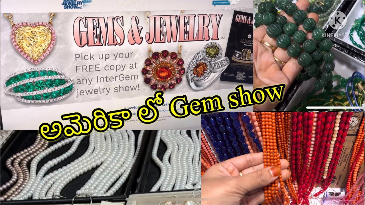 అమెరికా లో జెమ్ షో || Gem show in USA ||Gems||Pearls||Beads Indian Jewelry in USA ||Telugu vlogs