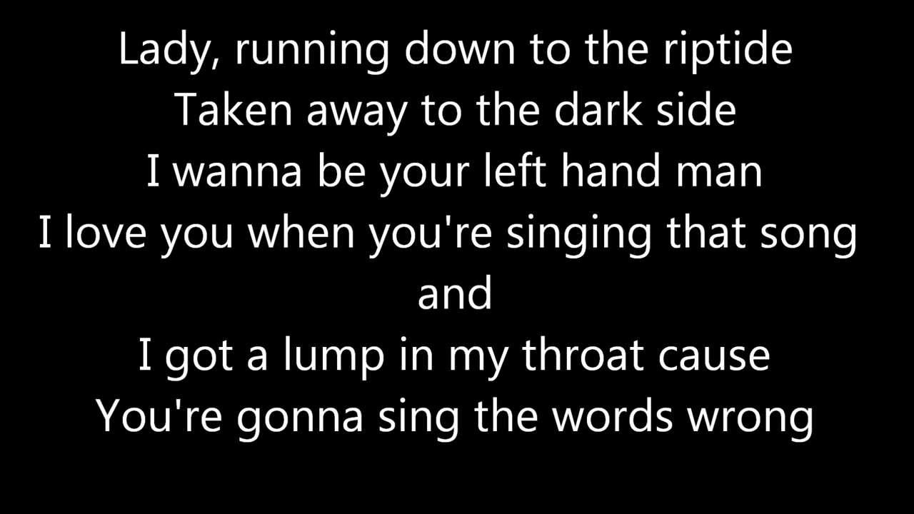 Vance Joy ~ Riptide (Lyrics)