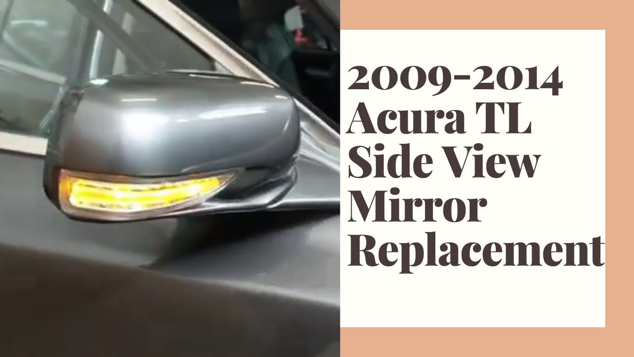 Узнайте, как заменить боковое зеркало заднего вида на Acura TL 2009–2014 годов выпуска.