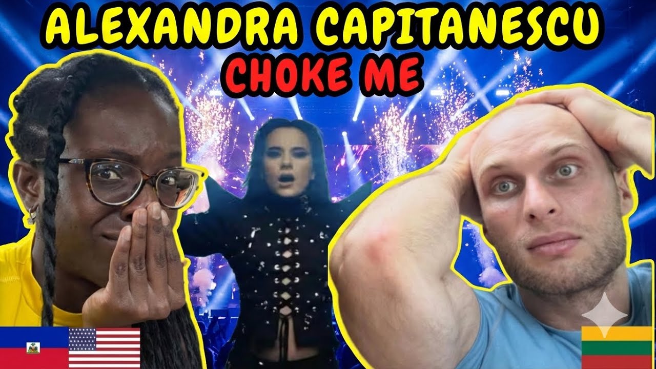 HOW IS LIVE BETTER THAN THE TRACK??? REACTION TO Alexandra Căpitănescu - Choke Me (Official Video)