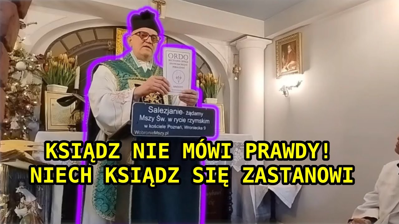 Michał Woźnicki dla Pana Lucjana stałem się Ksiądz nie mówi prawdy, Ks. Sławomir 18.01.2026