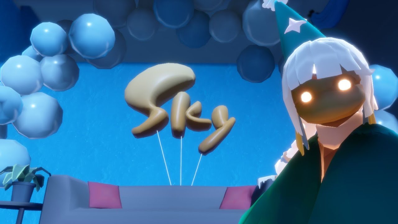 【Sky 光遇】一周年辦公室 派對帽與太空站