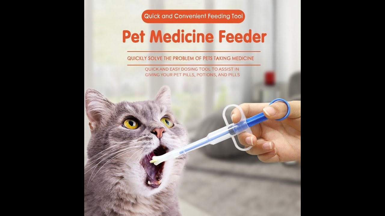 Pet  Pills Dispenser Feeding Kit / Medicine Feeder (Dogs & Cats)