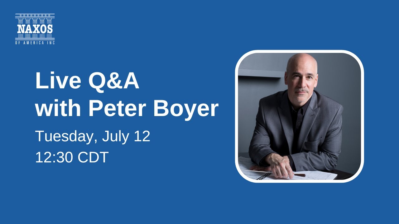 Live Q&A with Peter Boyer