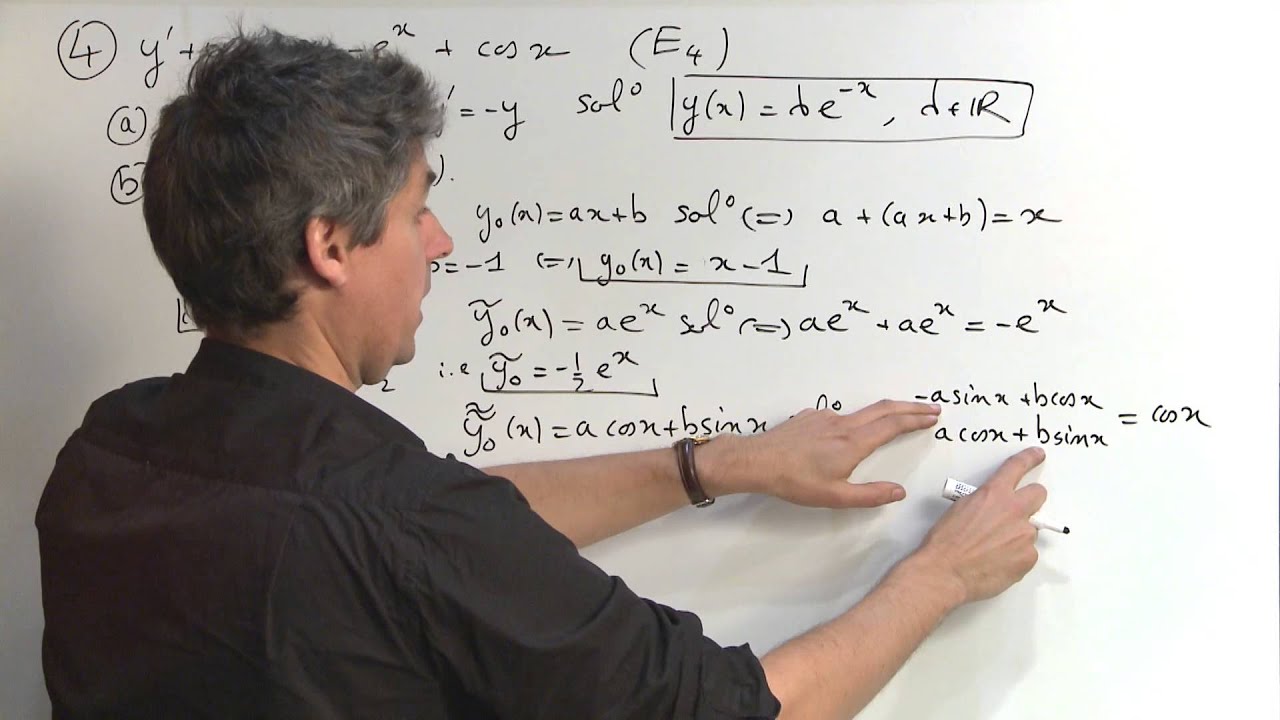 Exercice 1 (Equations différentielles) [06991]