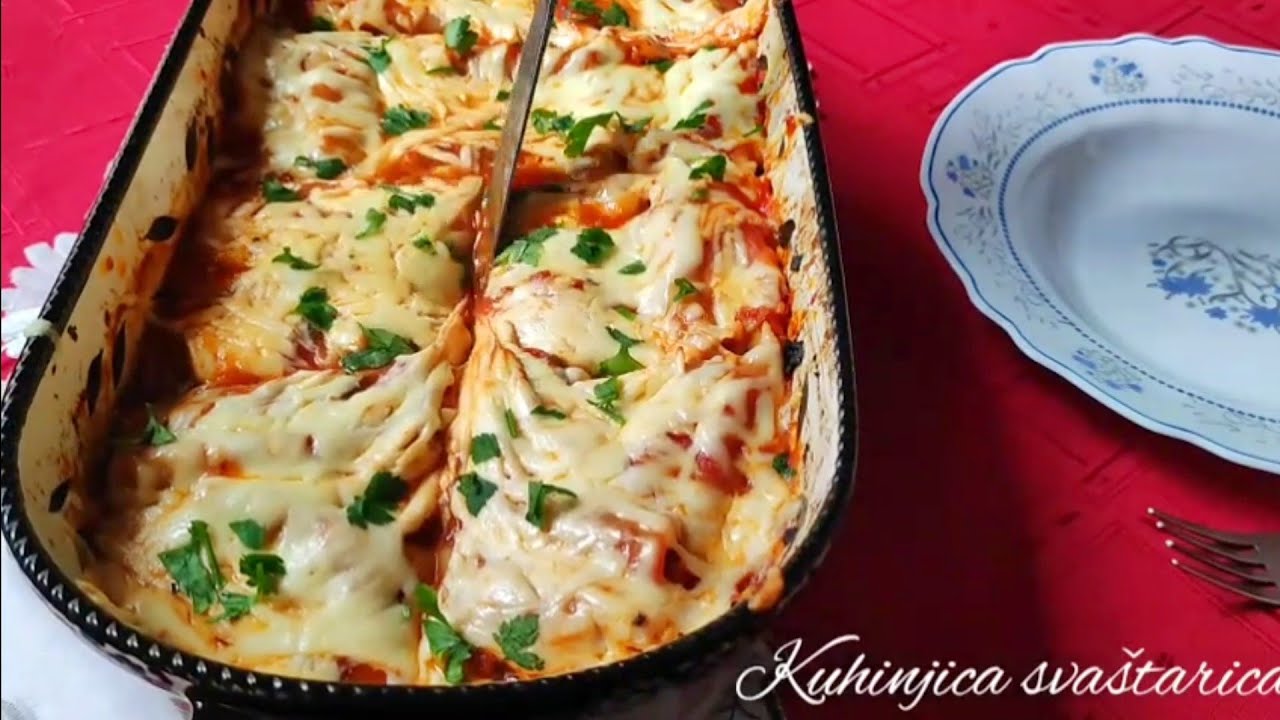 SVETSKA KUHINJA: KANELONI SA MESOM - NAJBOLJI RECEPT!!!