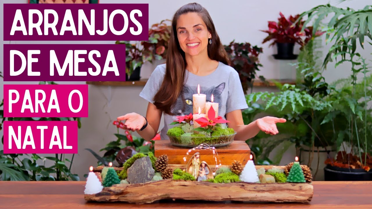 2 IDEIAS de ARRANJOS LINDOS e FÁCEIS para o NATAL 🎅🏻