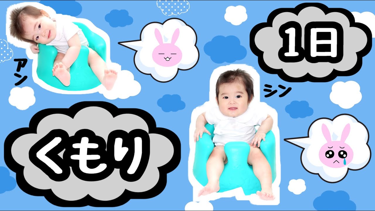 ★「くもりの日の１日」生後10ヶ月男女双子★