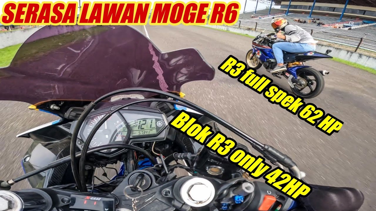 DRAG SENTUL!! R3 FULL SPEK 🆚 R25 SILUMAN PAROPO NAULI