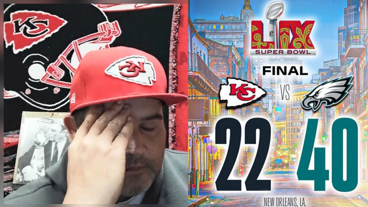 Chiefs Fan Reacts to LOSING Super Bowl 59 to Eagles