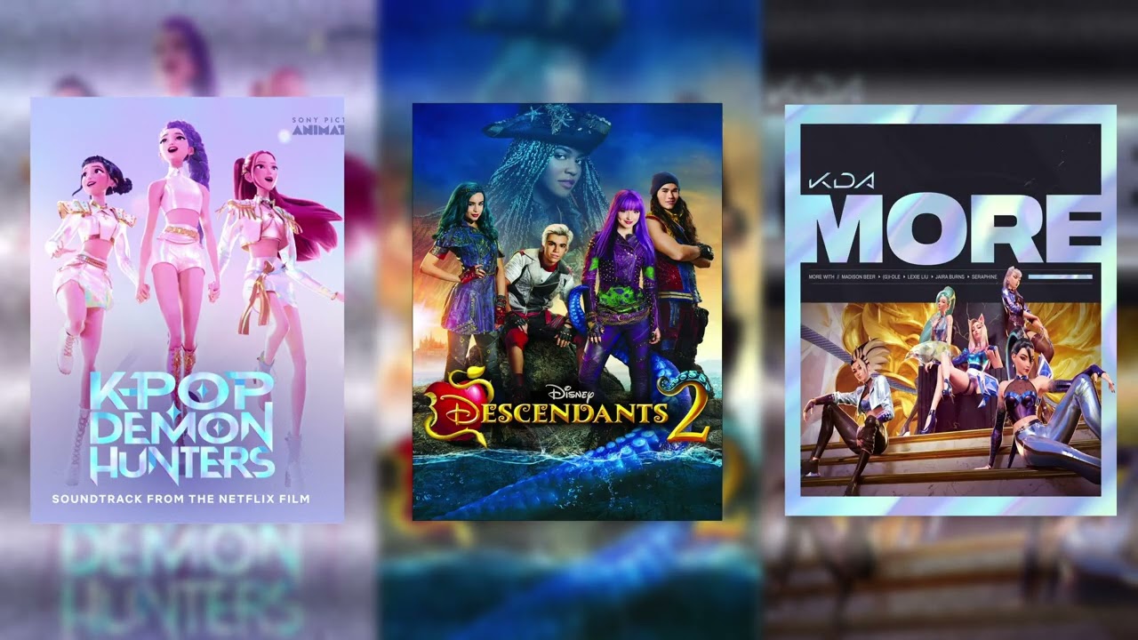 Huntrix, KDA, Descendants 2 - Takedown X MORE X Its Going Down (Mashup)