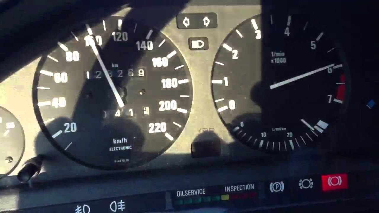 Acceleration BMW 320i e30 '83 (125hp)