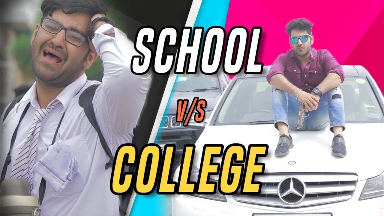 SCHOOL LIFE Vs COLLEGE LIFE || SUSHANT MAGGU