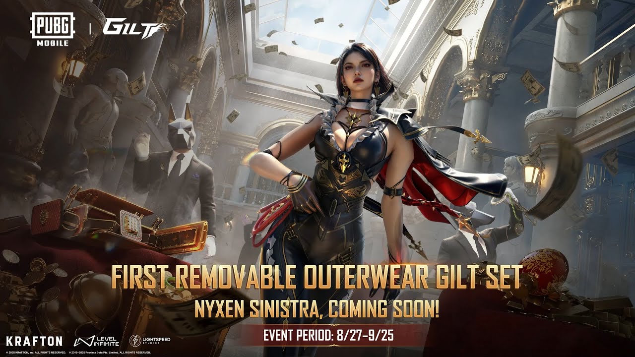PUBG MOBILE | Nyxen Sinistra Gilt Set Coming Soon