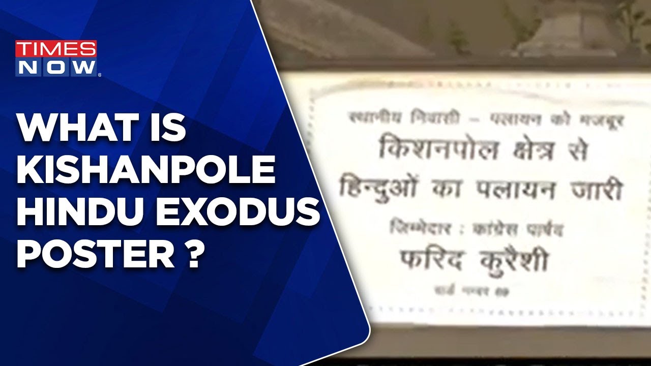 Are Hindus Running From Kishanpole Of Jaipur? Exodus Poster Triggers Face Off | English News