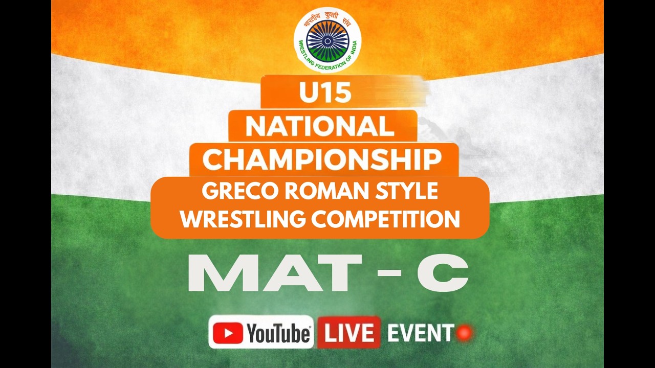 U15 National Championship Greco Roman Style Wrestling - 2026 ( MAT-C) DAY-3