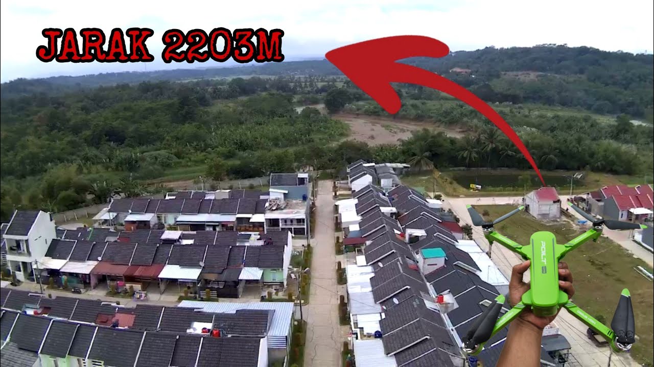 Test jarak JJRC X17 6K real