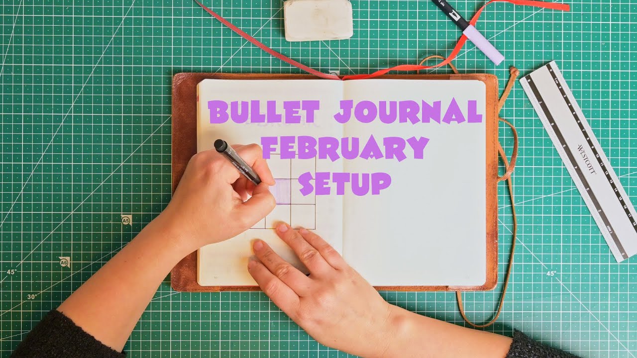 February Bullet Journal Setup