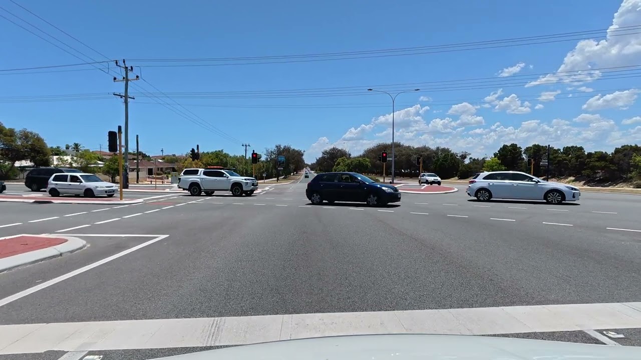 Driving on Ocean Reef Road in Perth Western Australia 4K #beachvibes #automobile #explore  #music