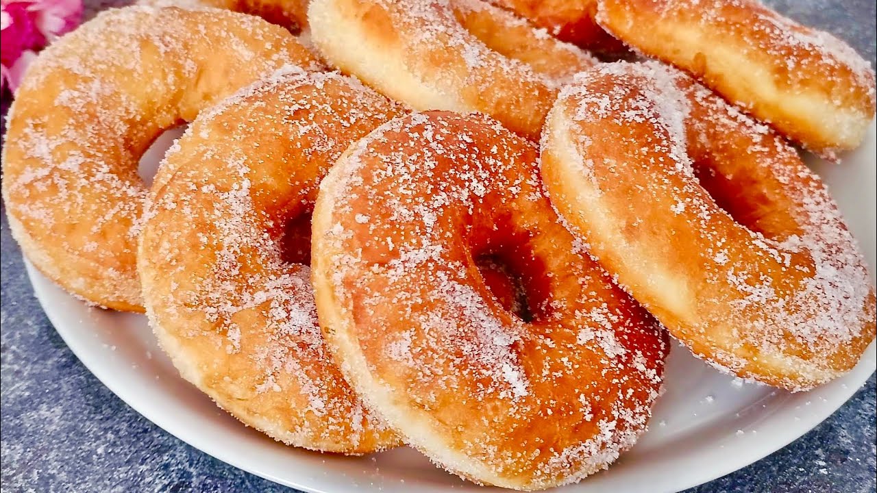 Сделайте эти вкусные пончики из 1 яйца, муки и молока! Легко и мягко!