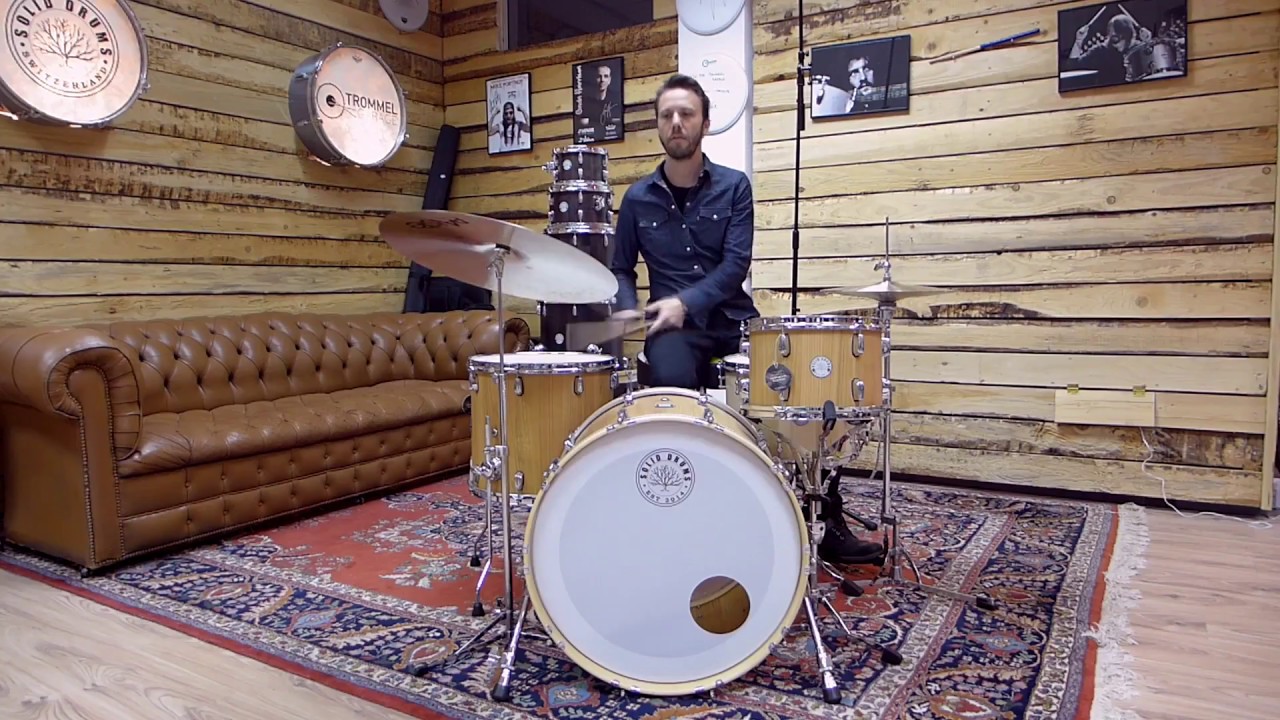 Solid Drums Switzerland Cherry Stave Drumset