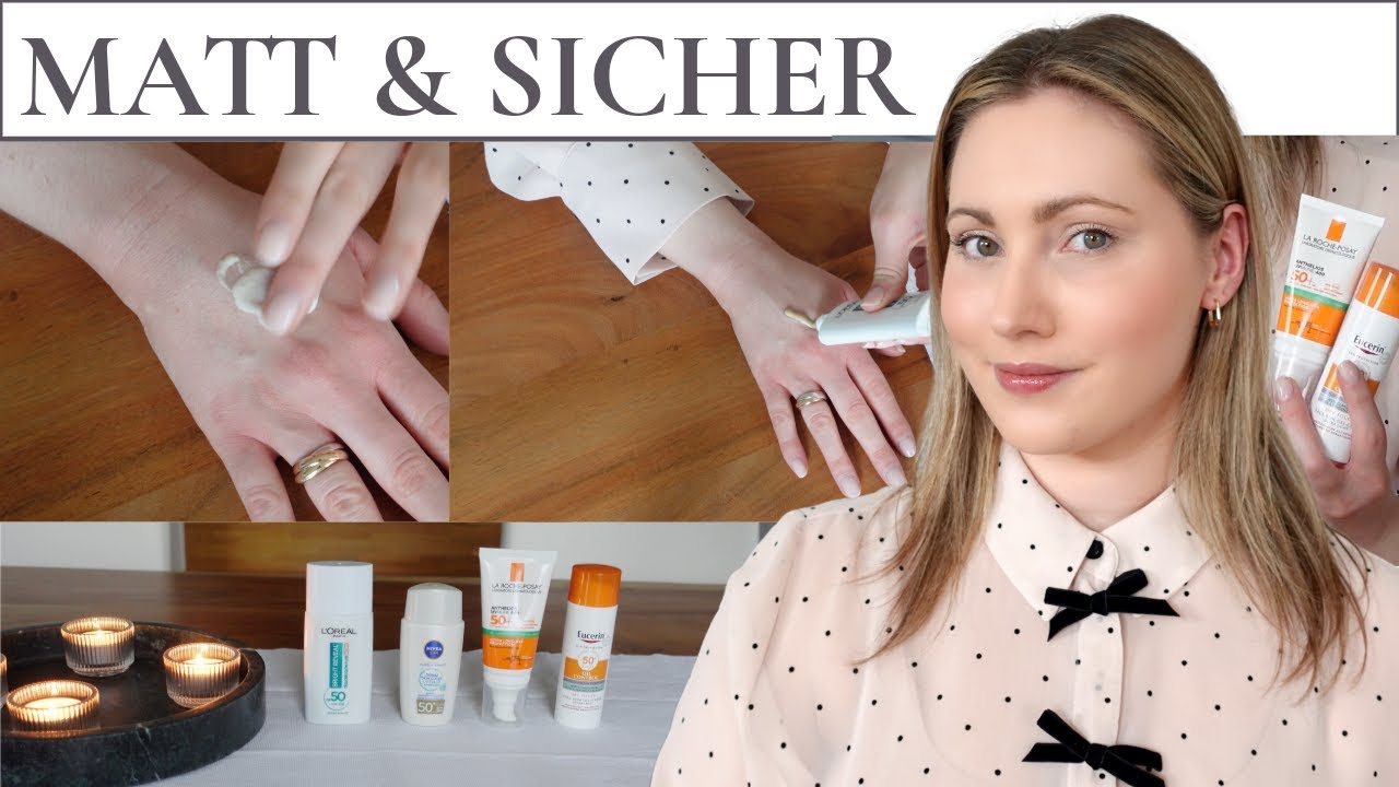 Mattierende Sonnencreme fürs Gesicht perfekt unter Make-up | aus Apotheke & Drogerie | Anti-Aging
