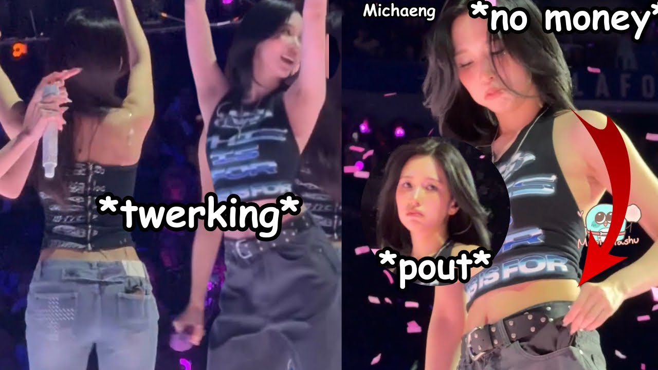 twice twerking and being chaotic during new york concert fr. jealous moments