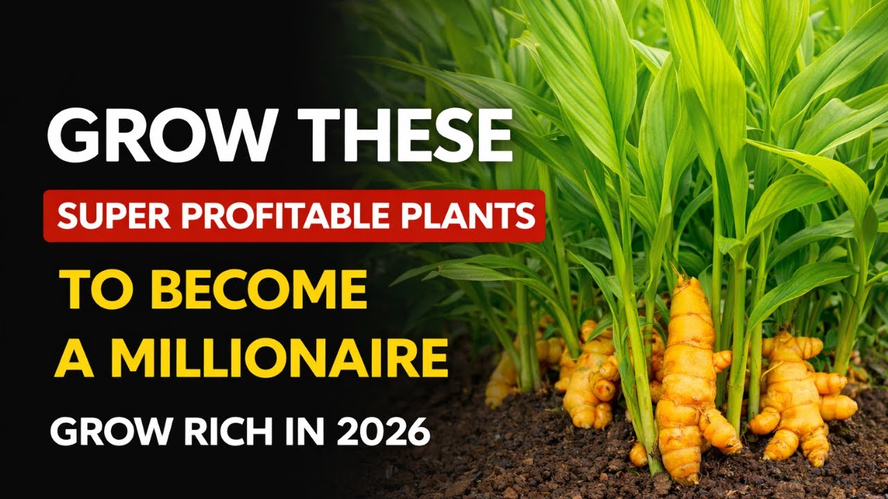 9 Super Profitable Crops That Brings Massive Profit   Don't miss them in 2026