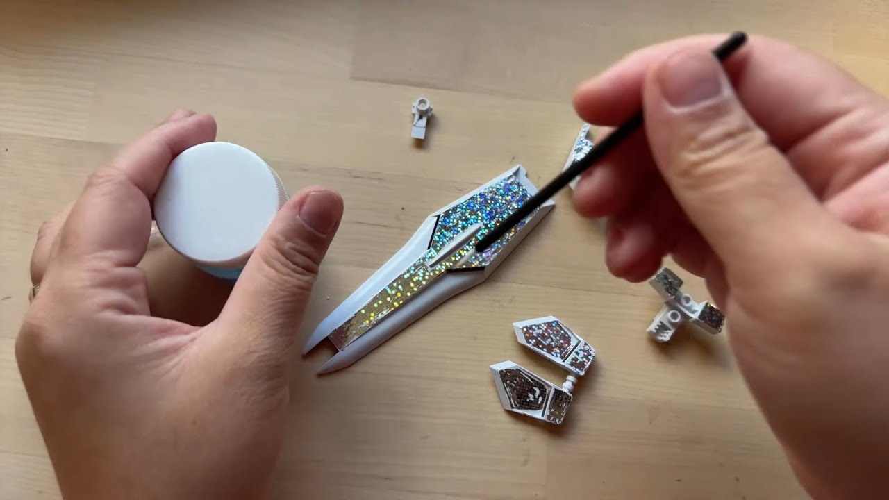 ガンプラのペインティングモデルにウチハクを貼ってみよう！【初心者&不器用】その1　#ウチハク #ウチハクプラモ部