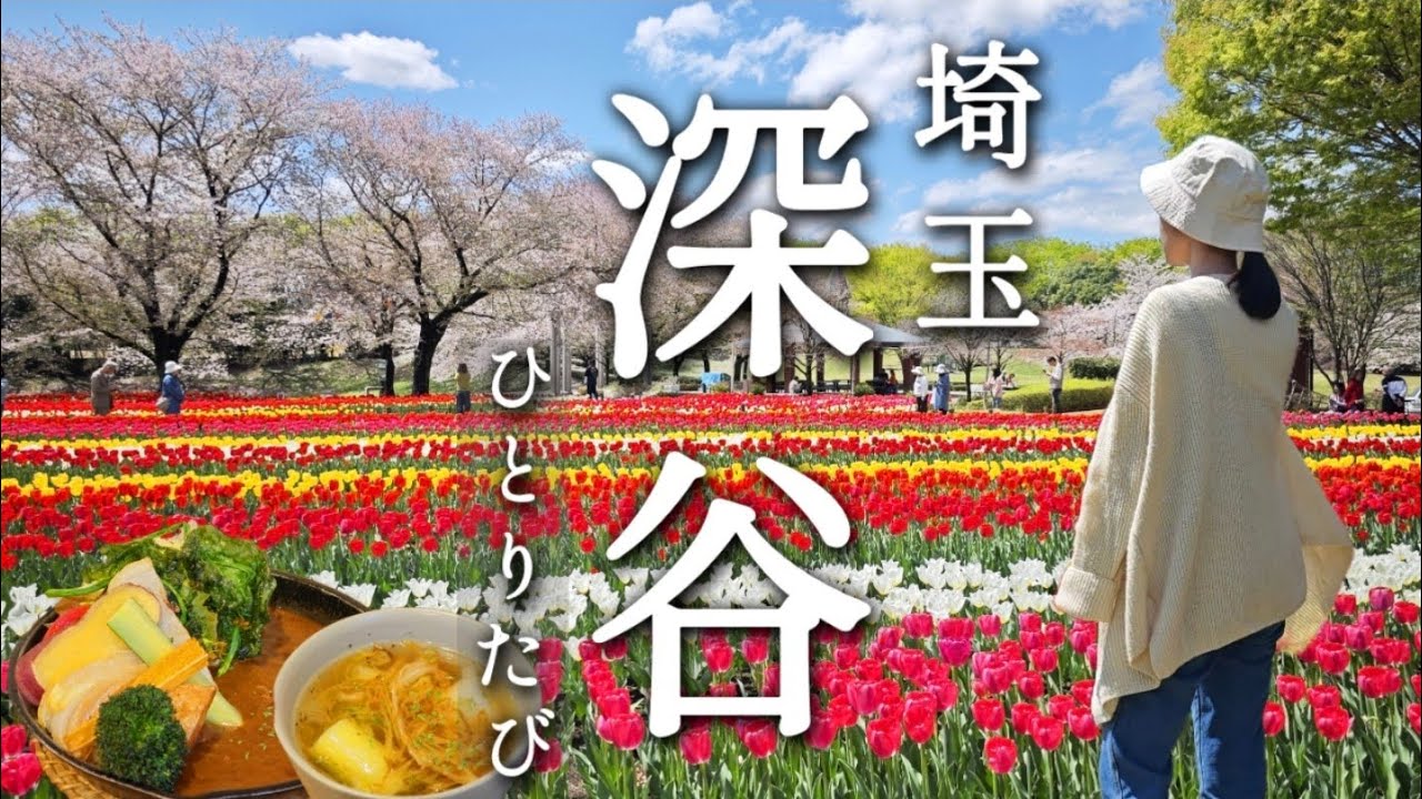 [ひとり旅] 埼玉県深谷市へ！チューリップや深谷やさいを堪能する1泊2日ひとり旅〈旅館 きん藤〉