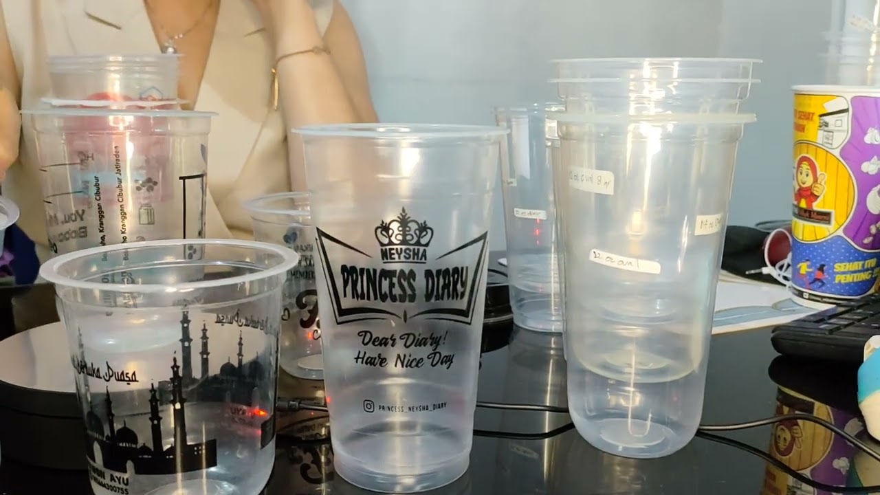 Ukuran Plastic PP Cup dan Inject serta perbedaan hasil sablon dan cetak