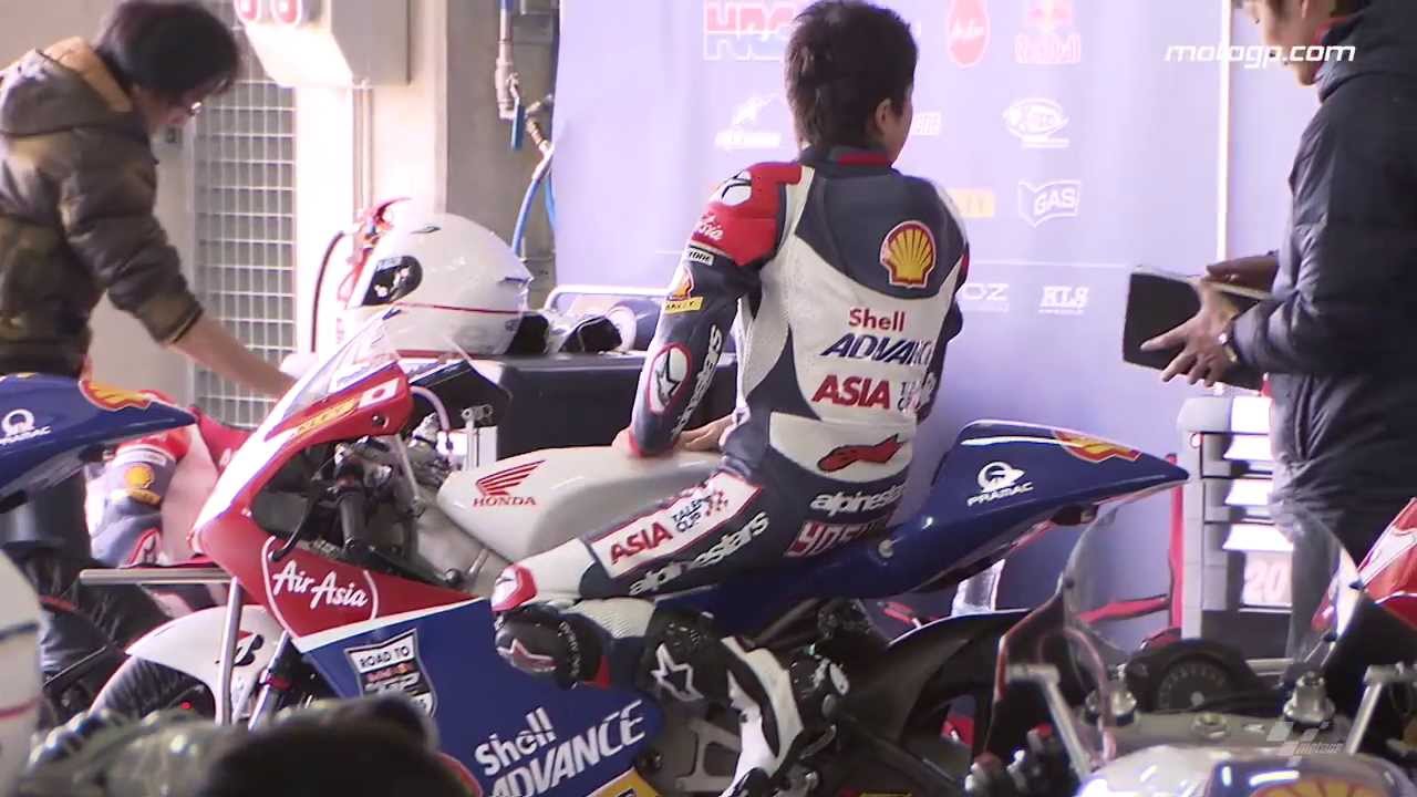 Alberto Puig on Shell Advance Asia Talent Cup training